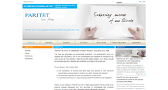 Desktop Screenshot of paritet.ua